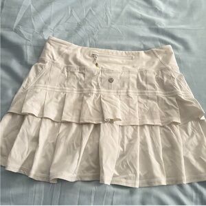 Lululemon Athletica Cream Mini Skirt